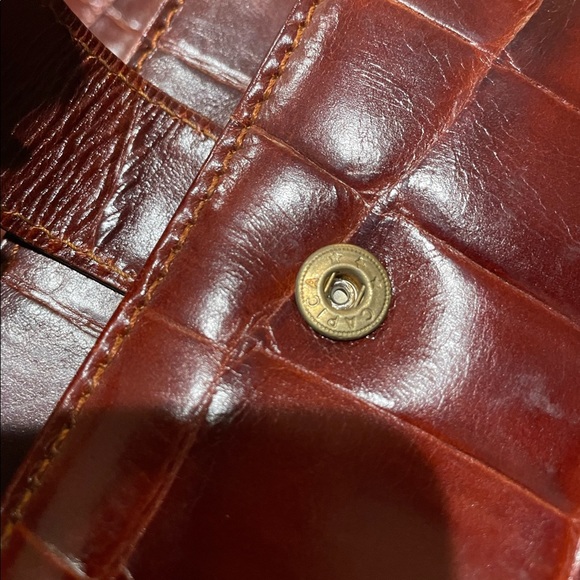 Rare Valentino Vintage Alligator Style Briefcase - Picture 4 of 13